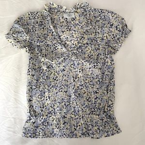 Loft Petites Floral Shirt